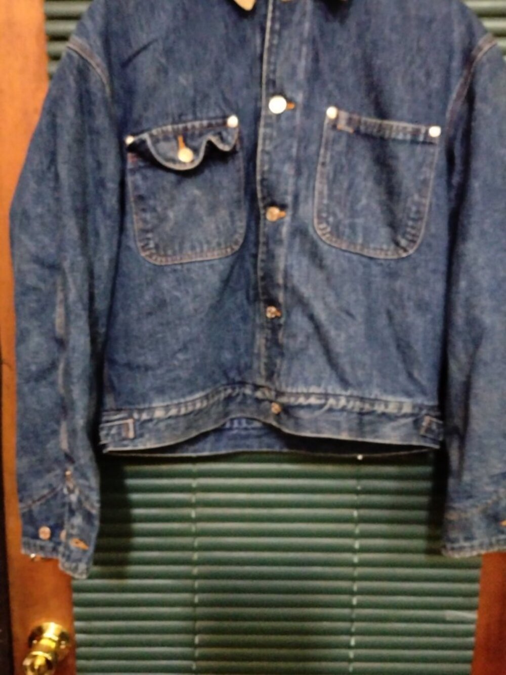 Vintage Ralph Lauren Distressed Denim Jacket Size L